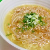 袋麺をアレンジ！(^^)かんたん麻婆もやし麺♪